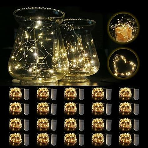 led fairy lights amazon|Amazon.com: YUJENY Led Fairy Lights,20 Pack Battery .